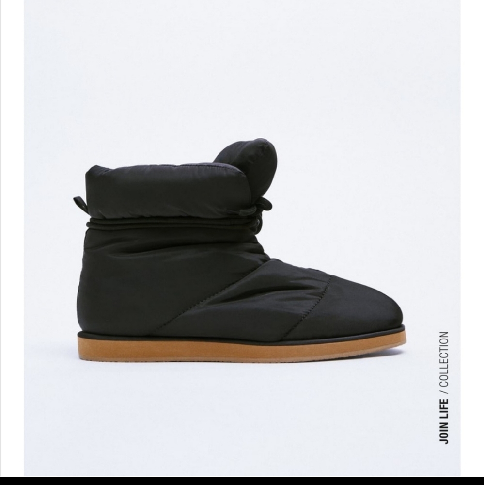 Zara puffer boots